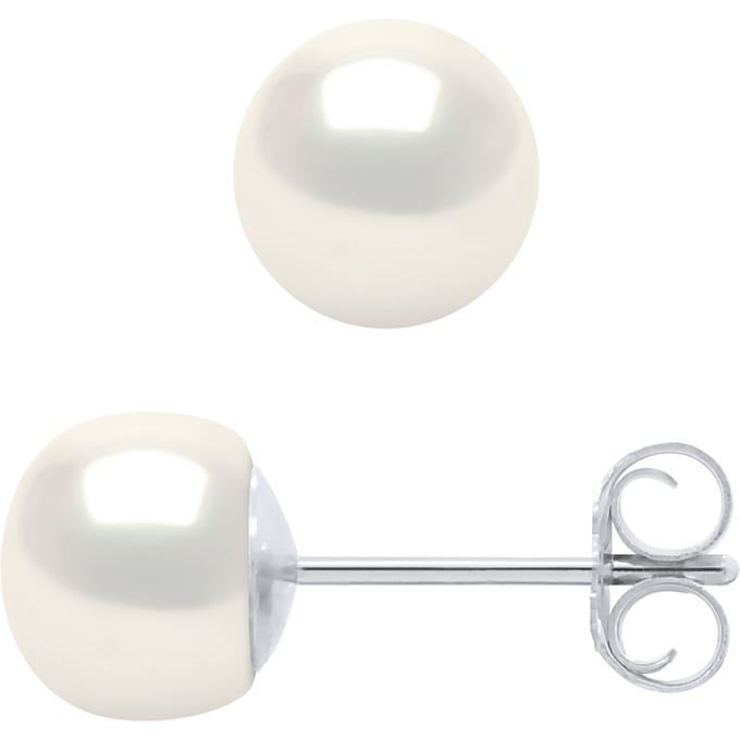 Oorbellen Pearl Zoetwater 6-7mm White 925