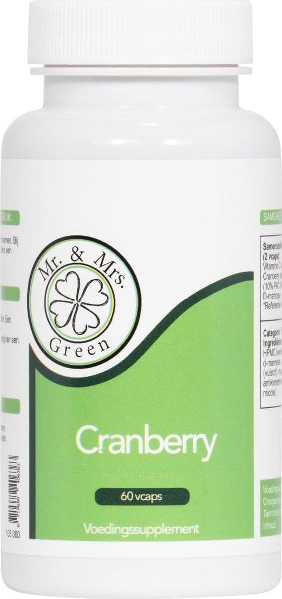 Cranberry Capsules, Met D-mannose en vitamine C