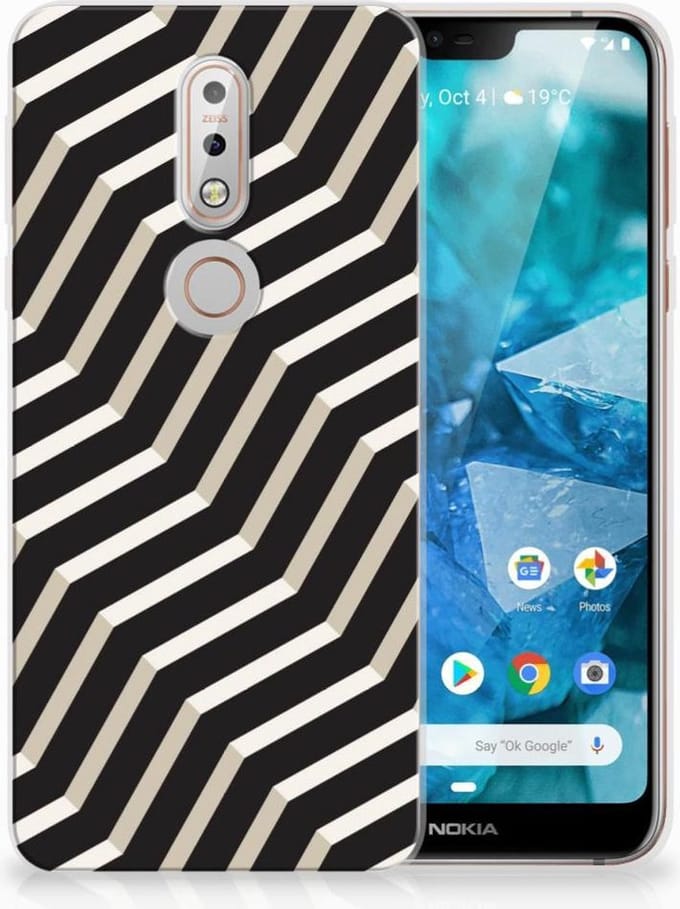 Nokia 7.1 TPU Hoesje Illusion