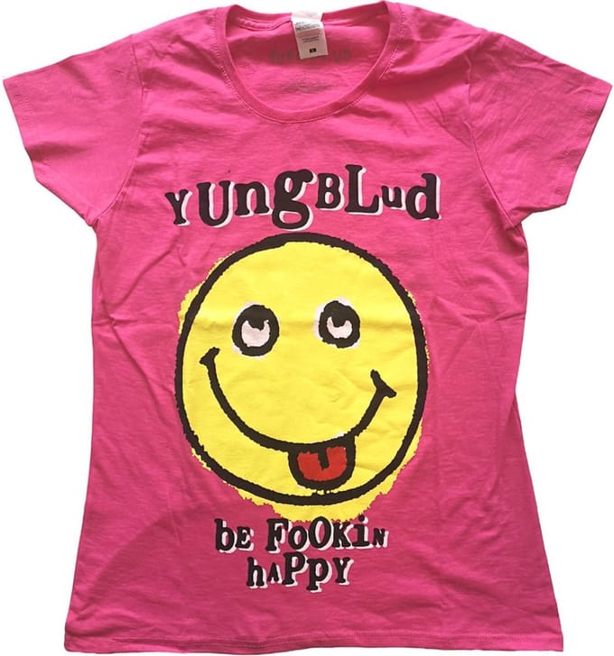 Yungblud - Raver Smile Dames T-shirt - M - Roze