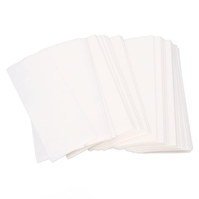 100 STUKS Saxofoon Schoonmaakpapier Neutraal Katoen Saxofoon Klarinet Toets Absorbent Papier white