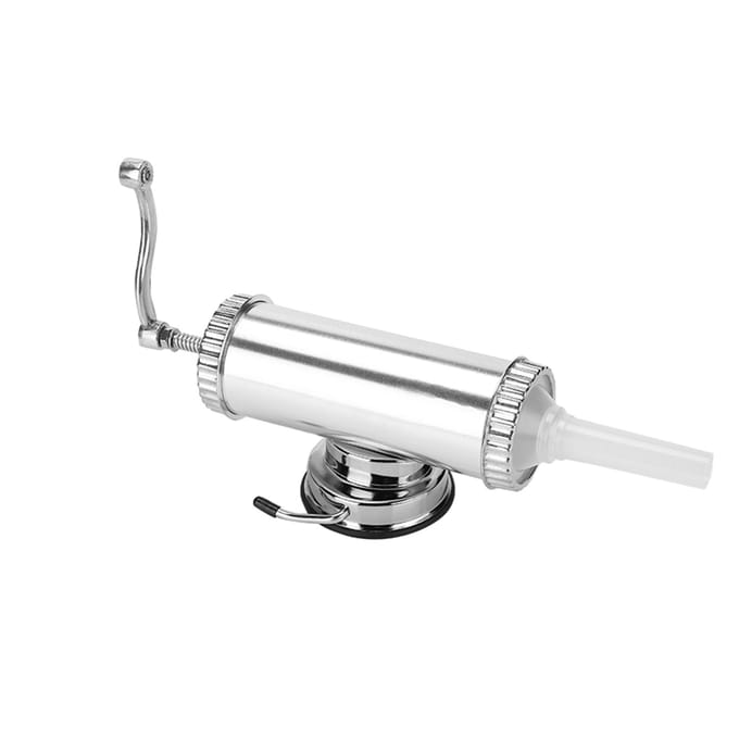 Kit de remplissage de viande pour saucisses en alliage d'aluminium de 2 lb pour usage domestique blanc