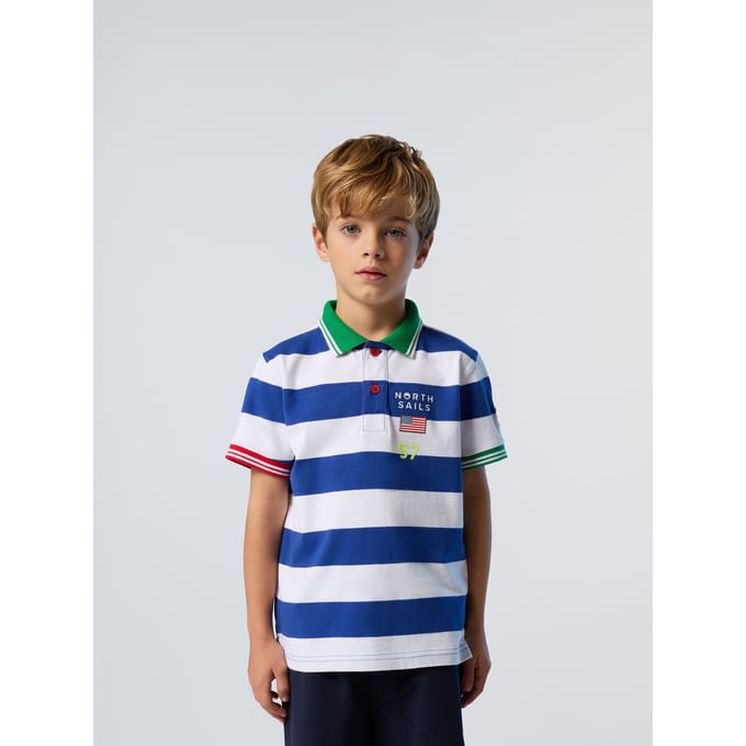 North Sails Polo overhemd Gestreepte jersey