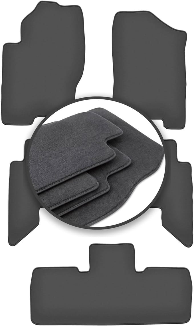 Premium automatten voor: Nissan Pathfinder 7-zits (vóór facelift) (2005-2010)