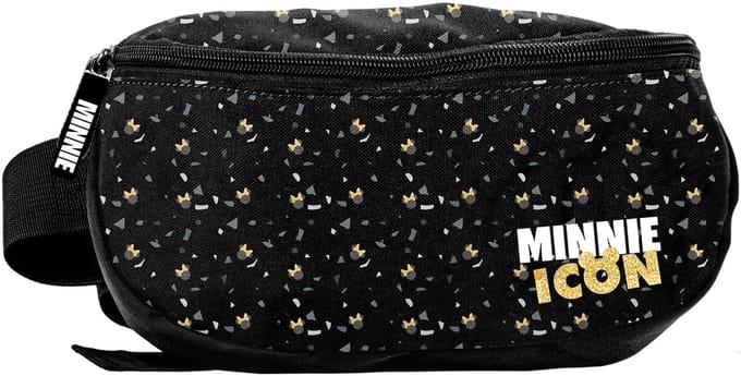 Disney Minnie Mouse Heuptasje, Gold - 24 x 13 x 9 cm - Polyester