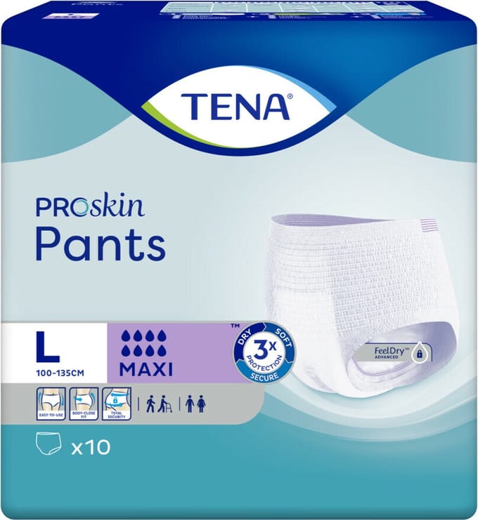 TENA ProSkin Pants Maxi Large - 4 x 10 stuks