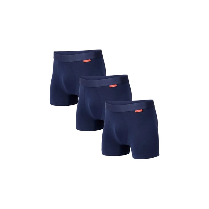 Undiemeister Boxershort Heren - Storm Cloud (Blauw) - 3-Pack - Mellowood Tencel - Ademend, Anti-Bacterieel & Naadloos Ondergoed - Premium Onderbroeken Heren - Maat 3XL