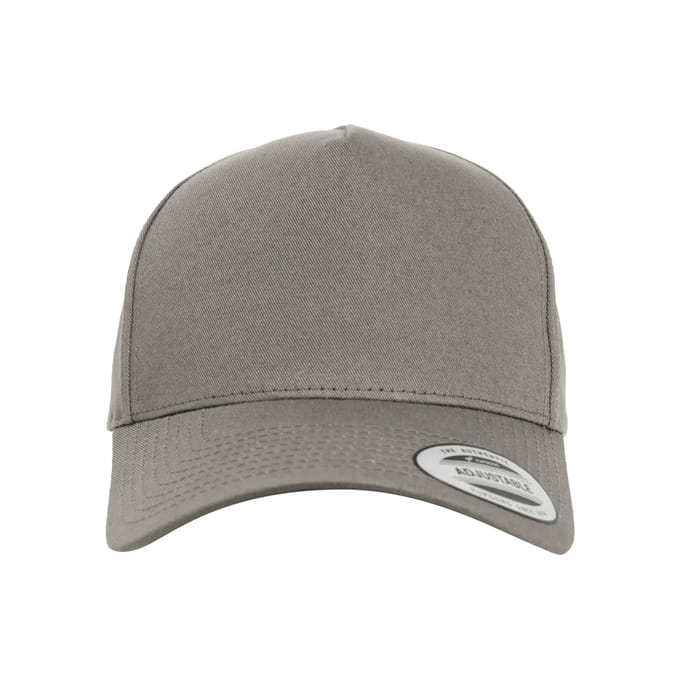 Flexfit - 5-Panel Curved Classic Snapback grey one size Snapback Pet - Grijs