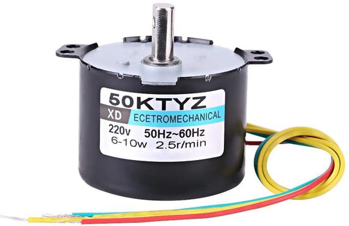 Synchrone Motor - AC Motor - Apparaten Sturen - Constante Snelheid - 2.5 RPM - Metaal