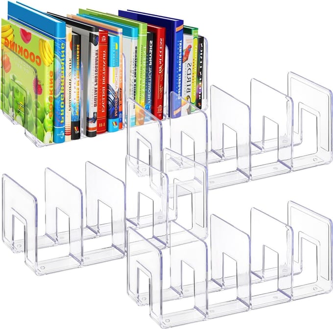 La'Moussawi ® Acryl Document Organizer Met Vier Vakken Voor Bureau-opslag En Ordening