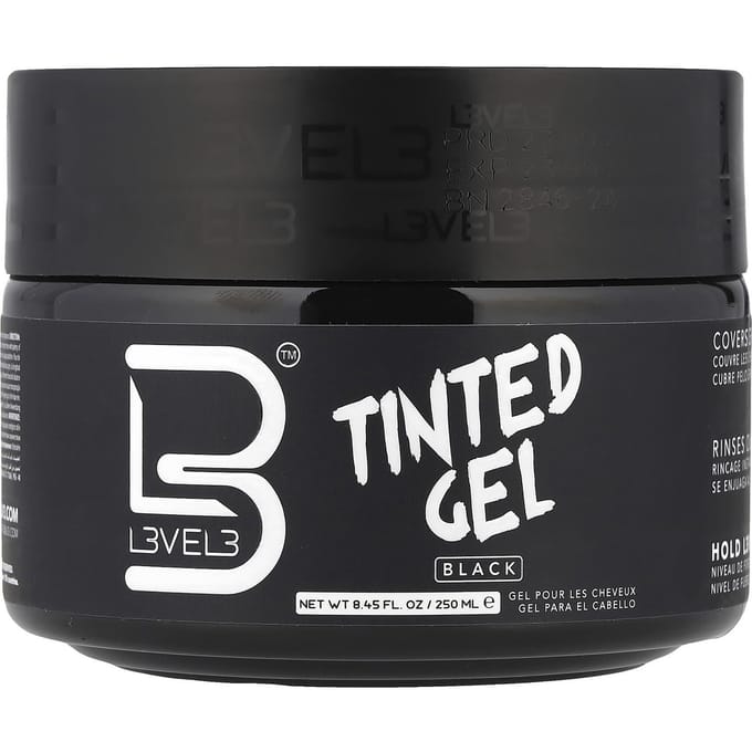 Niveau 3, Getinte Gel, Zwart, 250 ml(8.45 fl oz) black