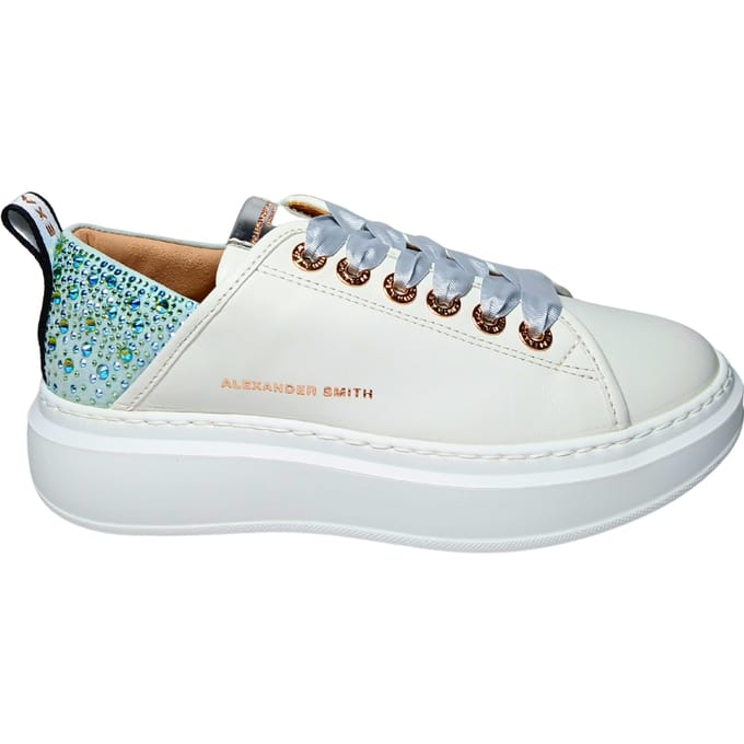 Damesschoenen Alexander Smith Wembley Woman Off White Pastel Azure