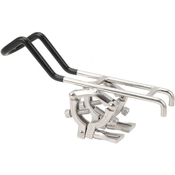 Support de canne à pêche en acier inoxydable Rack Support de canne Support de canne pour bateaux montés sur rail Accessoires white
