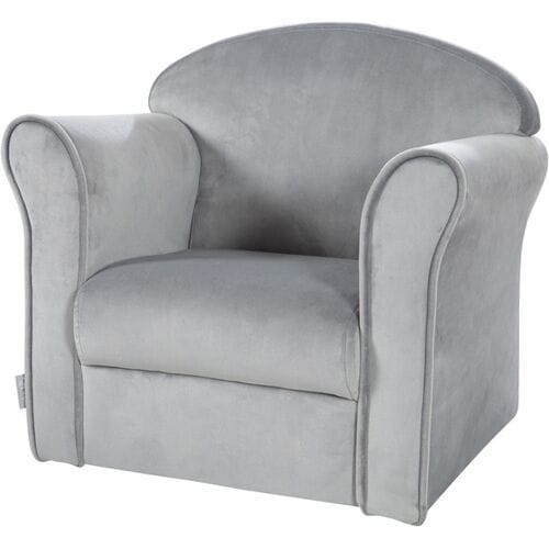 Roba Kinderfauteuil Lil Sofa Junior 43 Cm Fluweel Grijs