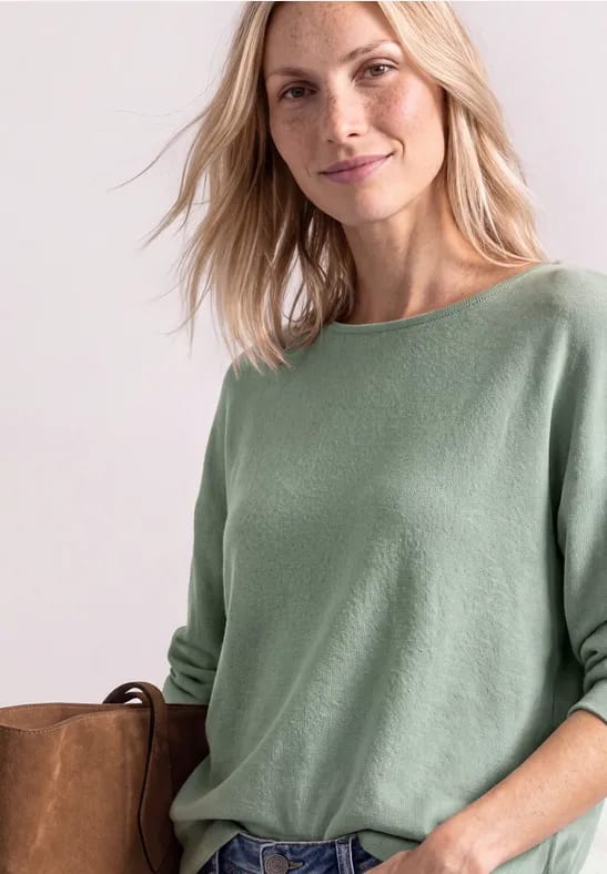 Dolman-trui met boothals