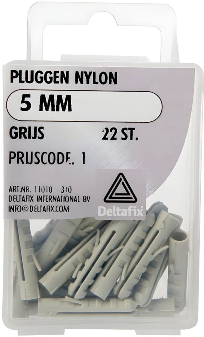 Deltafix - Pluggen 7mm nylon 6.6 50st
