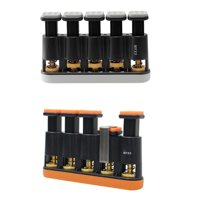 Vingerversterker Oefenaar Verstelbare Spanning Plastic Trainer voor Muzikant Gitarist black