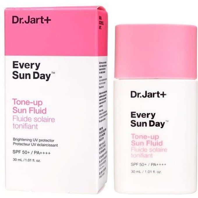 Dr.Jart+ Every Sun Day Tone Up Sun Fluid SPF50+ PA++++ Verhelderend & UV-bescherming 30ml white