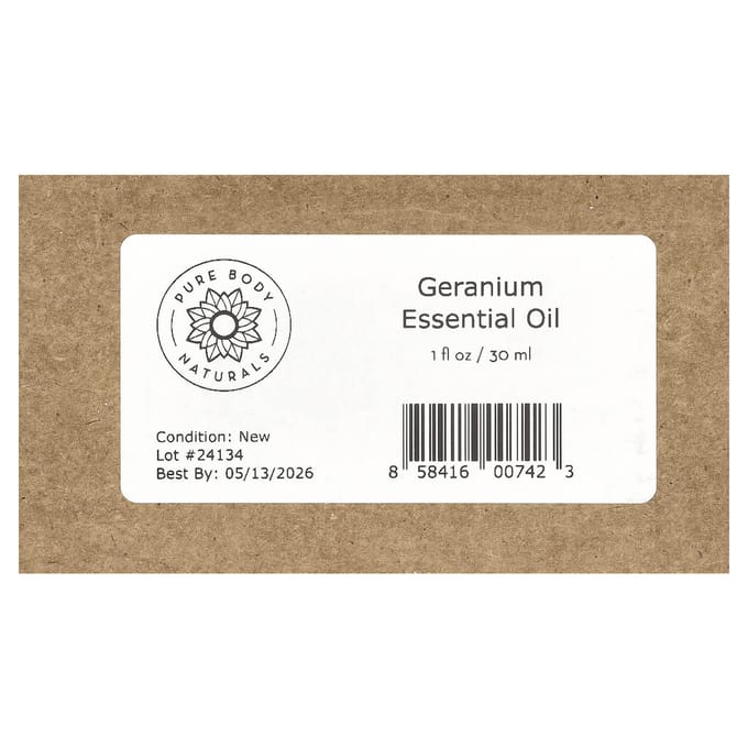 100% Pure Etherische Olie, Geranium, 30 ml (1 fl oz)