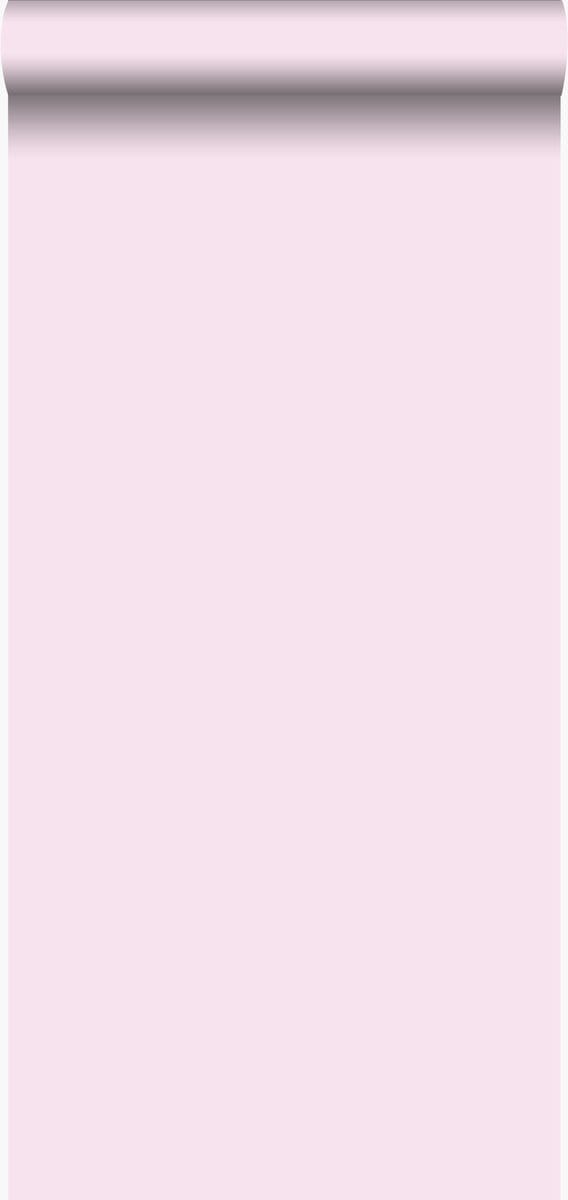 Origin Wallcoverings behang effen glanzend roze - 346802 - 53 cm x 10,05 m