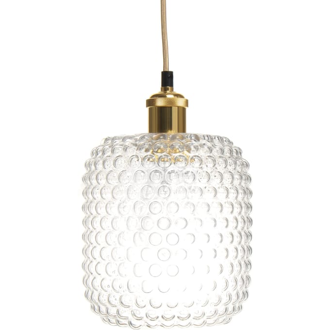 Glazen hanglamp Irene rond | Decorationable