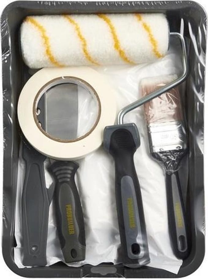 Probuilder all-in 1 Rollerset - met Afplaktape - Inclusief kwast