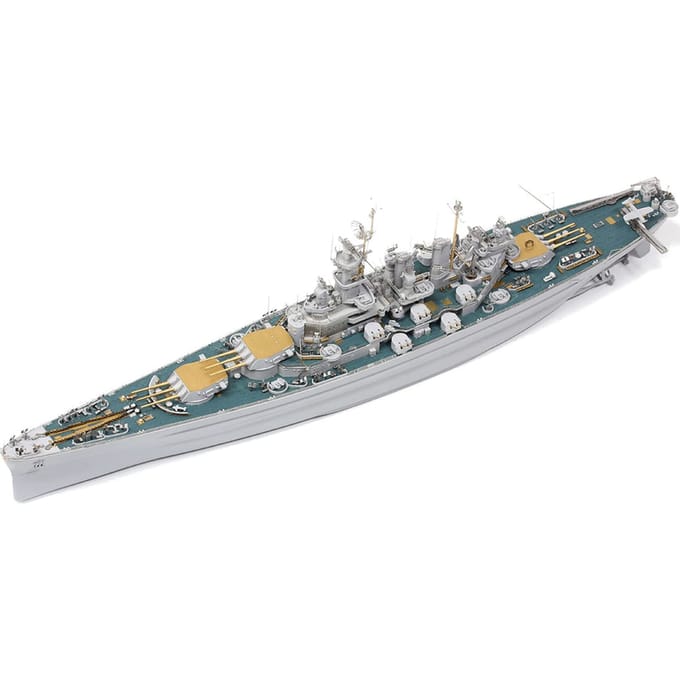 I Love Kit 1/700 US Navy USS North Carolina BB-55 Topkwaliteit Kit Plastic Modelbouw Kit ILK65704 gray