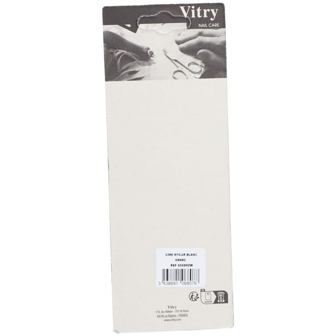 Vitry Mylar Nagelvijl Wit 1 Vijl