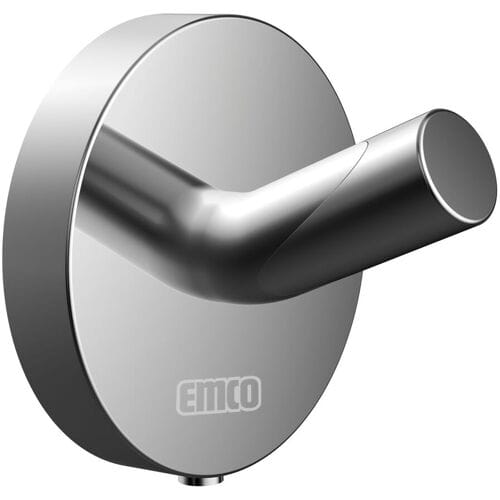 Emco Round Handdoekhaak - 4x4cm - enkel - chroom