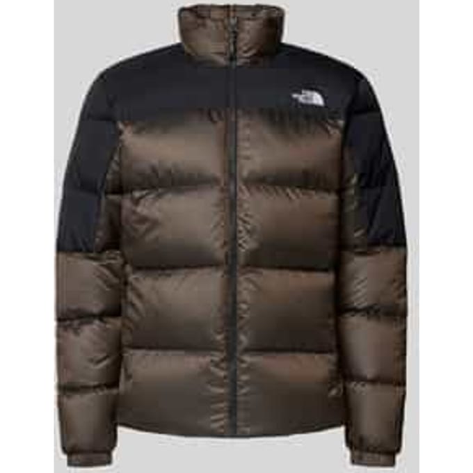 regular fit gewatteerd jack met opstaande kraag