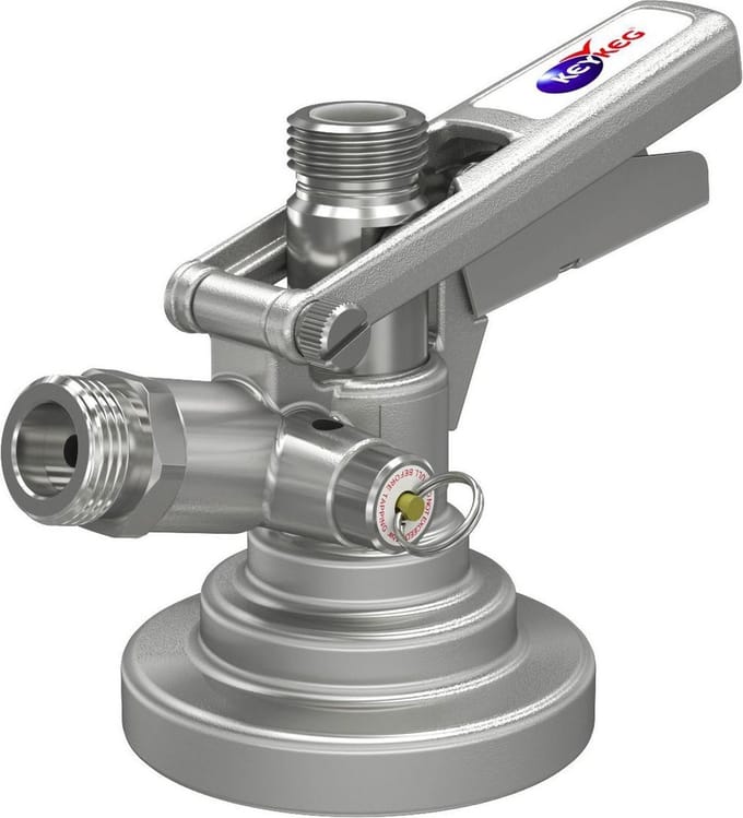 Fustkoppeling KeyKeg - Bierfustaansluiting - Bierfust koppeling - Koppeling biervat - Koppeling voor bierfust - Bovenuitgang