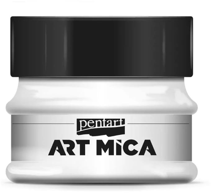 Pentart mica pigment poeder parelmoer 9gr - creatieve glans.