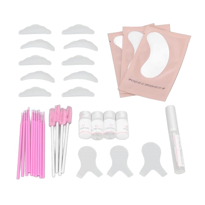 Kit de Lamination des Sourcils Semi-Permanent Sûr Modéré Longue Durée 6 à 8 Semaines Kit de Rehaussement de Cils pour white