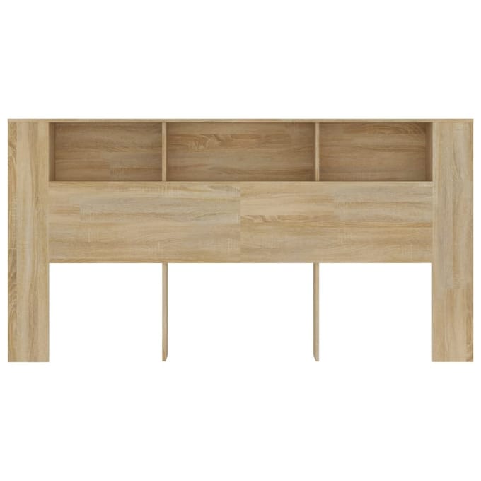 vidaXL - Hoofdbordkast - 200x18,5x104,5 - cm - sonoma - eikenkleurig