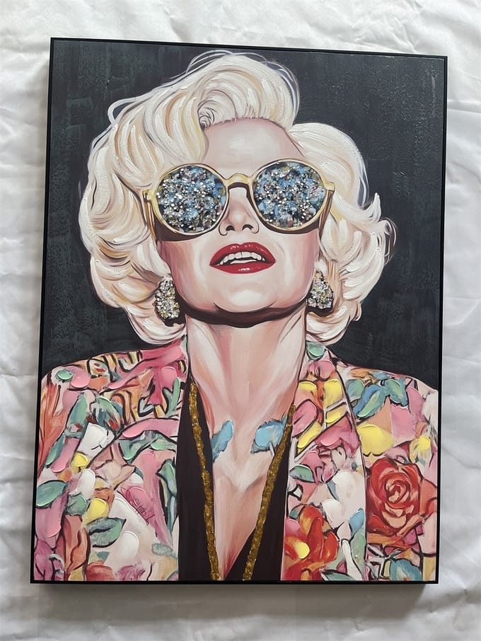 Schilderij Marilyn Monroe 90x120cm