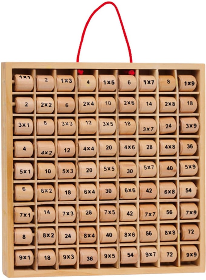 Small Foot - Houten Vermenigvuldigingstabel 1x1