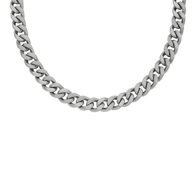 Fossil JF04696040 Heren Collier - Zilverkleurig