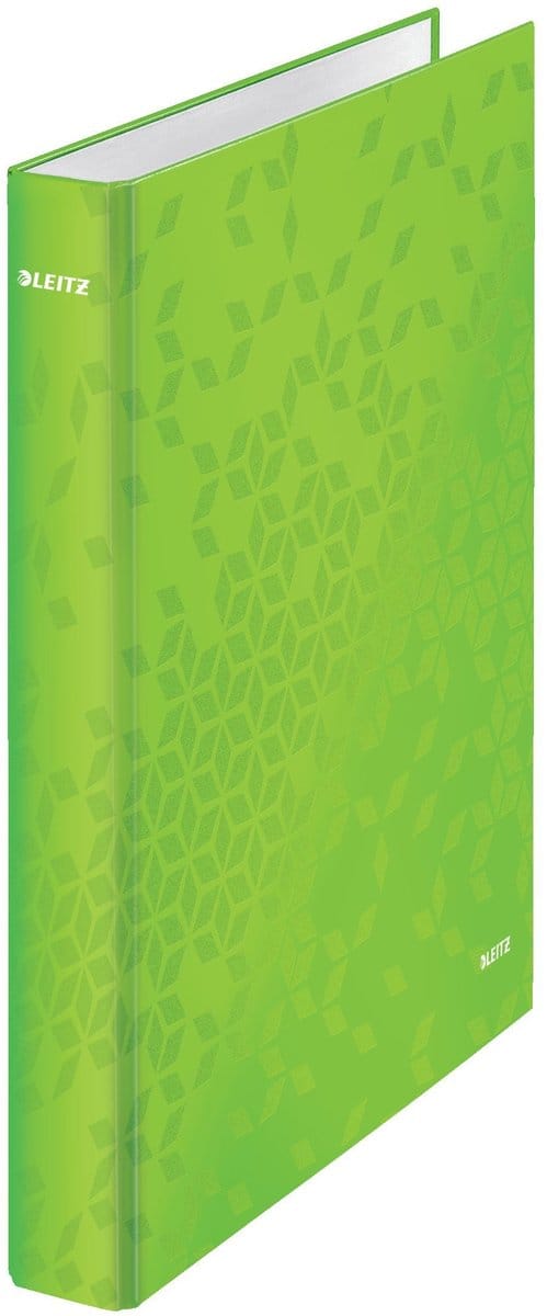 Leitz WOW ringmap 4 ringen, groen 10 stuks