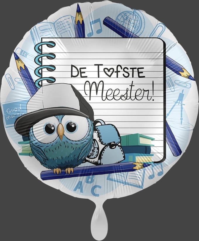 De tofste Meester ballon