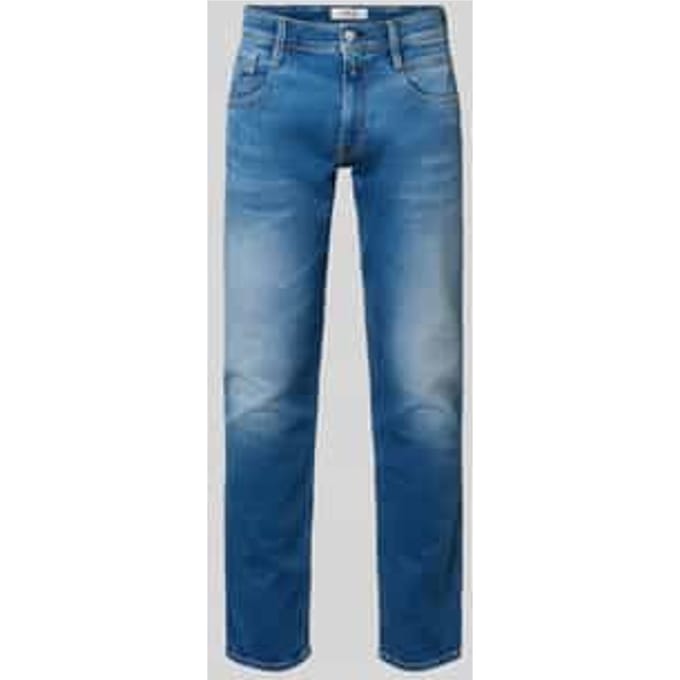 Slim fit jeans met 5-pocketmodel Model 'Anbass'