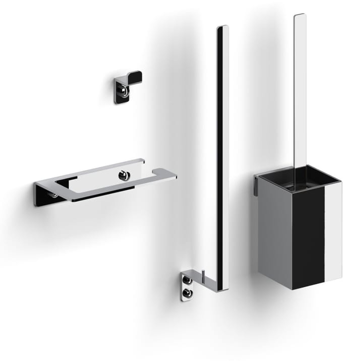Clou Fold toilet accessoireset, chroom
