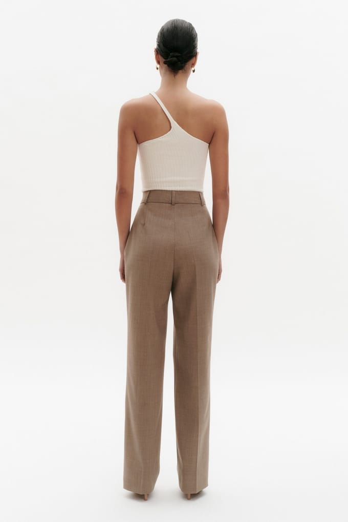 BENU gebreide crèmekleurige dames top