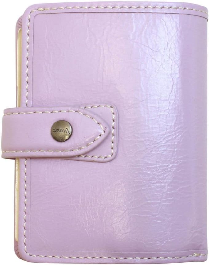 Persoonlijke Organizer - Agenda Planner - Onderweg Noteren - Volnerf Buffelleer - Mini Formaat - Orchidee
