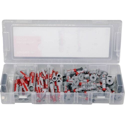 Fischer 560098 MiniFixTainer DuoLine Bevestigingsset 77 stuk(s)