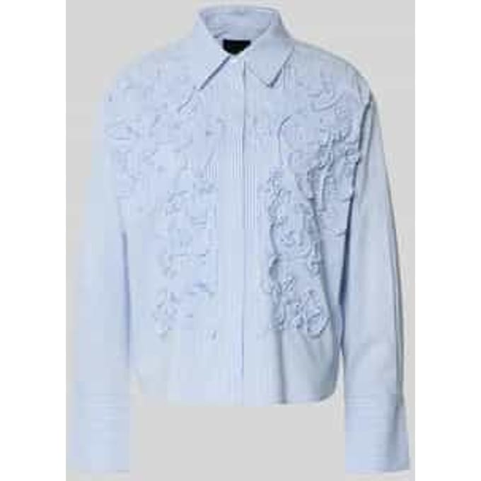 regular fit blouse met stitchings