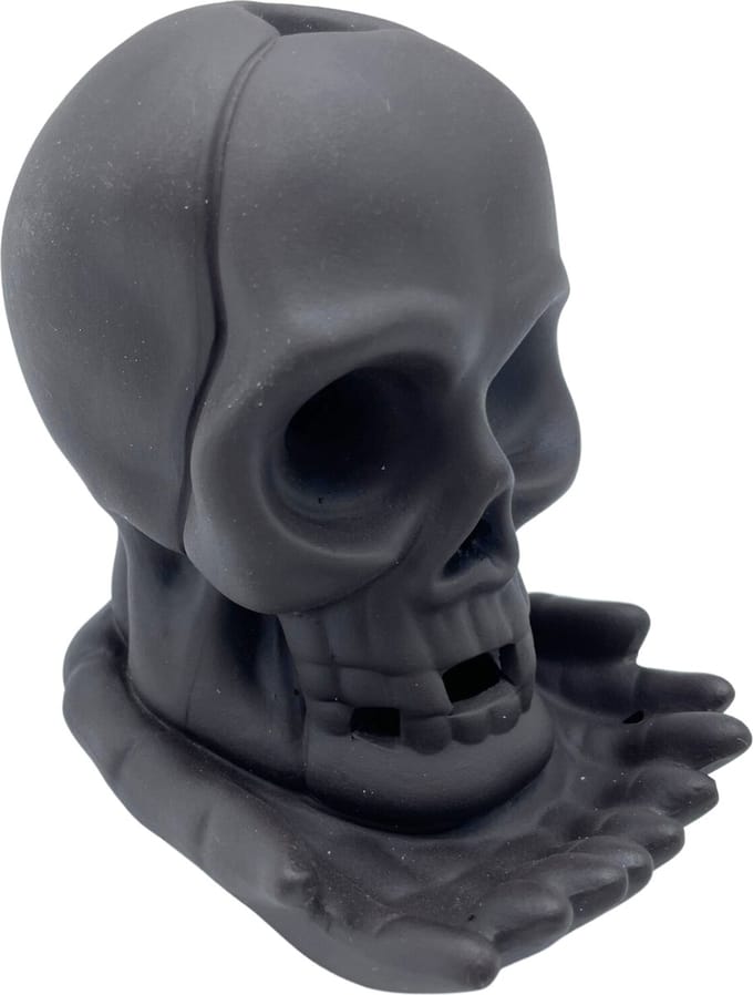 Backflow wierookbrander - Weeping Skull (met licht)