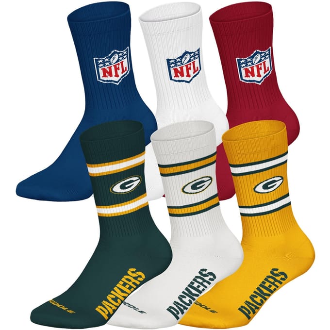 NFL Sokken NFL 6Pack Crew Socks Set van 6