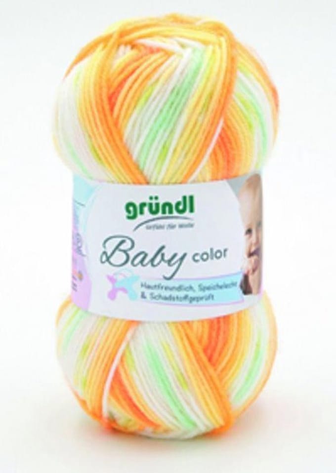 3457-03 Baby Color 10x50 gram oranje multicolor