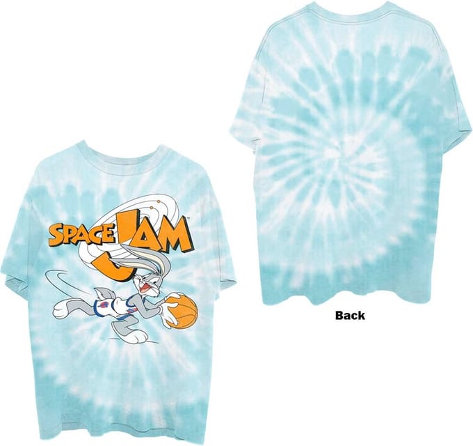 Space Jam - Retro Bugs Heren T-shirt - M - Turquoise