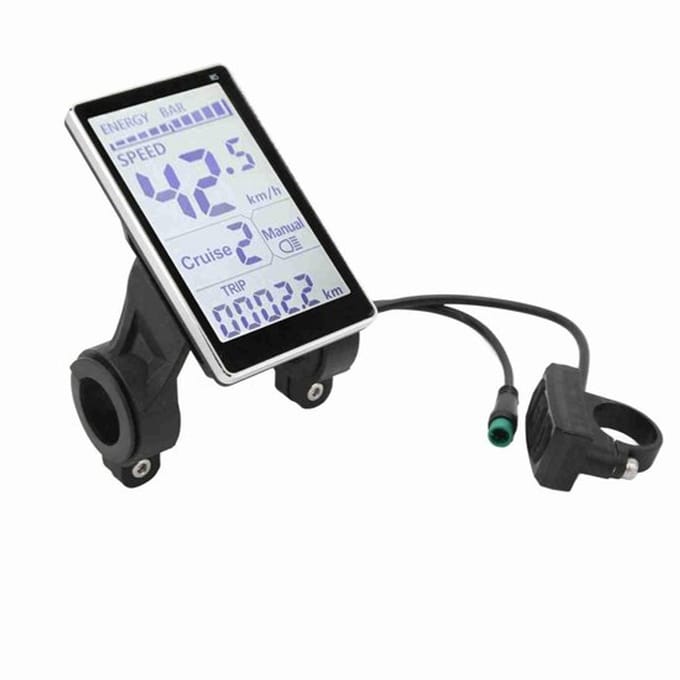 Allecto - Elektrische Fiets LCD-Meter - Fietscomputer - Verbeter uw